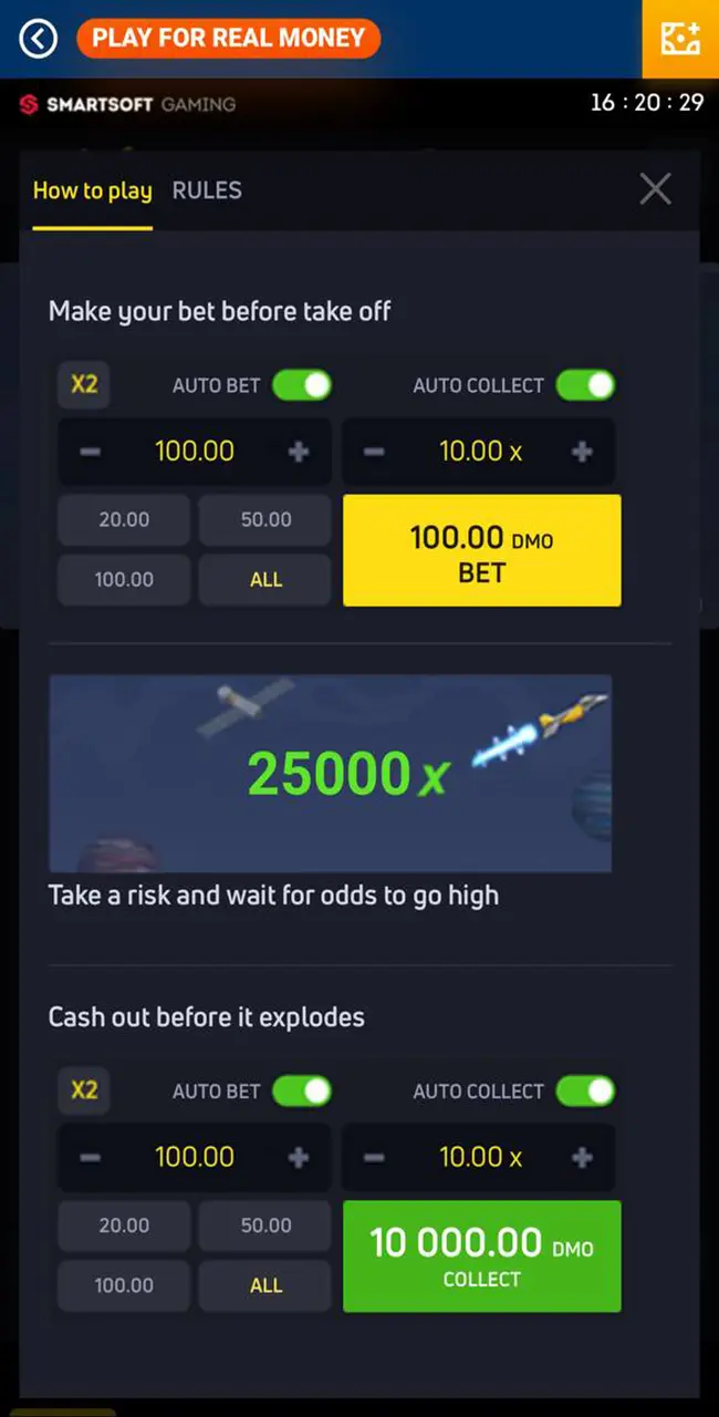 Place your bets on the Mostbet app in the JetX game.